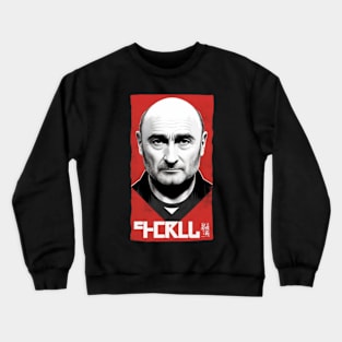 phil collins // vektor art design v9 Crewneck Sweatshirt